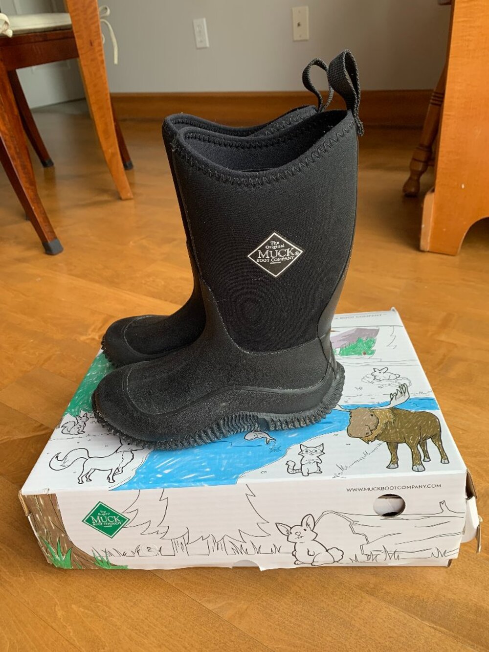 Kids Muck boots size 2